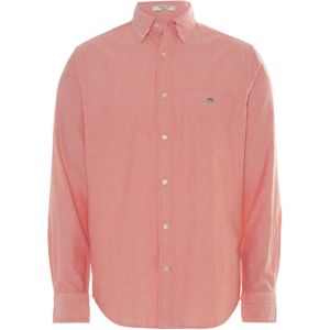 Gant Overhemd lange mouw roze (Maat: 2XL) - Effen