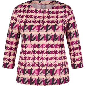 Rabe - Top Allover Print - Paars - 38