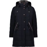 GIL BRET - Wintermantel - Marine - Gewatteerde Jas - Afneembare Capuchon