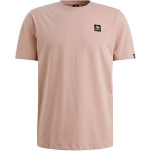 Vanguard Heren t-shirt roze (Maat: M) - Effen - Halslijn: Ronde hals,