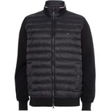 Tommy Hilfiger - Mix Media Ess Rwb Stand Collar Mw0mw41329 - Sweatshirt - Zwart