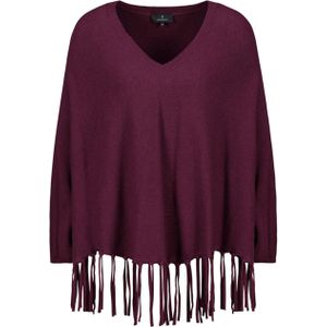 Monari Dames trui bordeaux (Maat: 36) - Halslijn: V-hals,