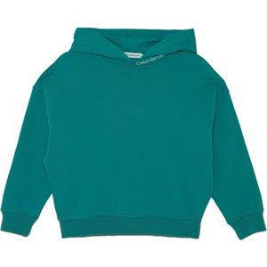 Calvin Klein Hoodie groen (Maat: 152) - Effen - Halslijn: Capuchon,