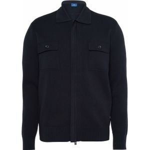 Blue Industry - Vest - Blauw - Effen - Pullover