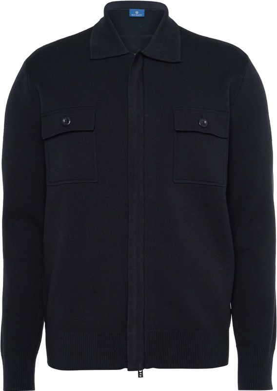 Blue Industry - Vest - Blauw - Effen - Pullover