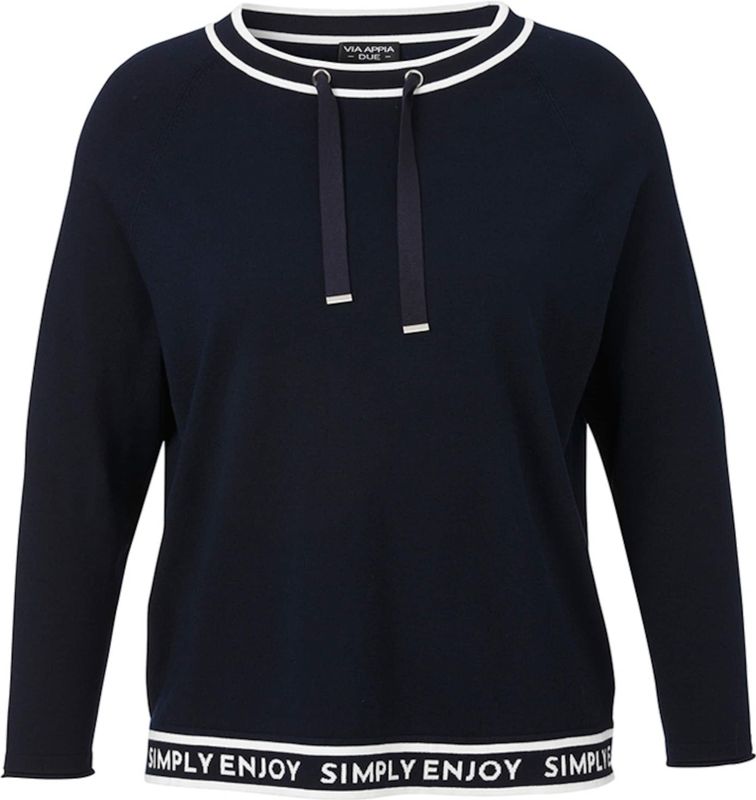 Via Appia Due - Pullover 2515871 - Donker Blauw