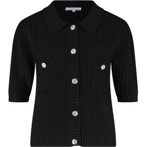 Tramontana T-shirt zwart (Maat: 3XL) - Effen - Halslijn: Kraag,
