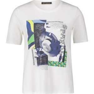 Betty Barclay T-shirt ecru (Maat: 42) - Halslijn: Ronde hals,