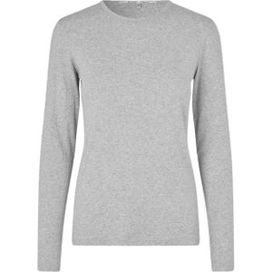 Second Female T-shirt grijs (Maat: L) - Mélange - Halslijn: Ronde hals,