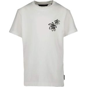 Airforce T-shirt wit (Maat: 152) - Tekst - Halslijn: Ronde hals,