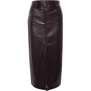 SUNCOO Dames rok paars (Maat: L) - Effen