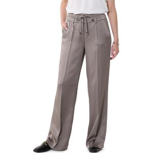 Cambio Amelie double waist L32 broek bruin (Maat: 44)