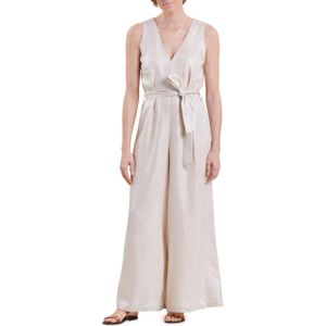 La Fée Maraboutée Combinaison jumpsuit beige (Maat: 40) - Halslijn: V-hals,