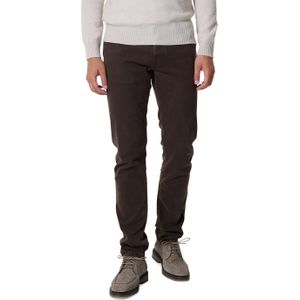Jacob Cohën Nick Slim 5 Pocket broek bruin (Maat: 37)