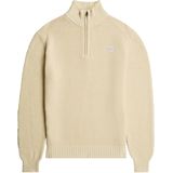 Honey Comb Structure Skipper Knit - Wit - Heren