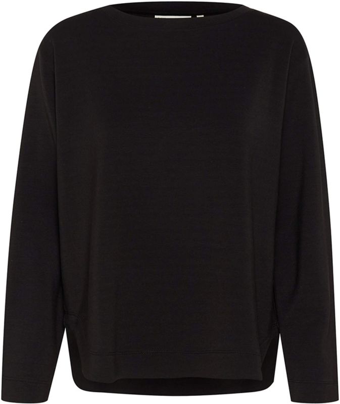 InWear - Zwarte Modal Crewneck Trui - Dames