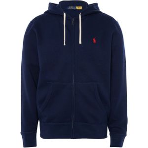 Ralph Lauren Vest blauw (Maat: 2XL) - Effen - Halslijn: Capuchon,