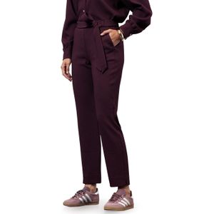 Studio Anneloes Zarja waffle broek paars (Maat: XS) - Effen