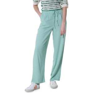 Vero moda VMJESMILO WIDE PANTS WVN GA NOOS groen (Maat: XL)