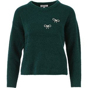 Enjoy - Trui - Groen - Regular Fit - Lange Mouwen