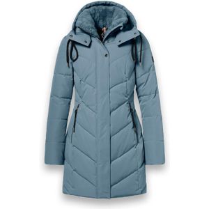 District - ZODIAC - Damesjas - Mineral Blue - Functionele Lange Jas