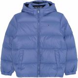 Tommy Hilfiger - Gewatteerde Jas - Saffier - Tussenjas - Afneembare Capuchon