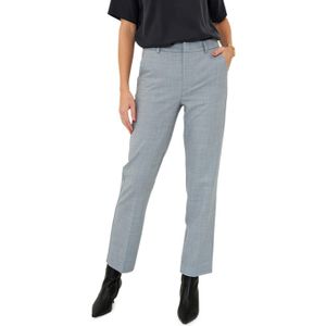 Femmes du Sud Trouser straight leg broek grijs (Maat: XS) - Ruit