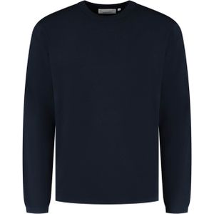 Pure Path Heren trui blauw (Maat: XL) - Halslijn: Ronde hals,