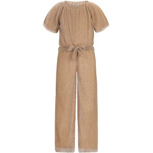 Like Flo meisjes jumpsuit goud (Maat: 140) - Metallic