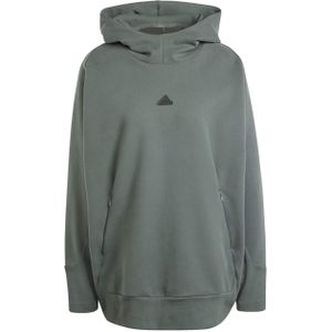 Adidas Trui groen (Maat: XS) - Effen - Halslijn: Capuchon,