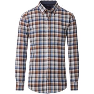 Casamoda - Casual Hemd Lange Mouw - Grijs - B.D. Casual Fit 454488200/750