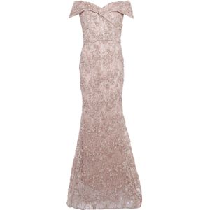 Frank Lyman Dames jurk roze (Maat: L) - BloemenGlitter - Halslijn: V-hals,