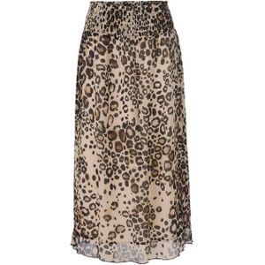 Marc Cain - Leo Midi Rok - Bruin - A-lijnrok