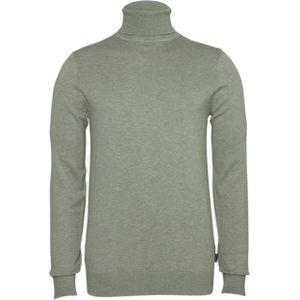 Saint Steve Heren coltrui groen (Maat: S) - Effen - Halslijn: Col,