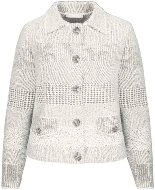 Bianca - Vest - Grijs - Polokraag