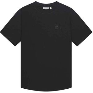 Off The Pitch T-shirt zwart (Maat: L) - Fotoprint - Halslijn: Ronde hals,