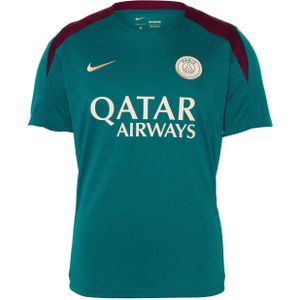 Nike T-shirt Paris Saint Germain groen (Maat: S) - Halslijn: Ronde hals,