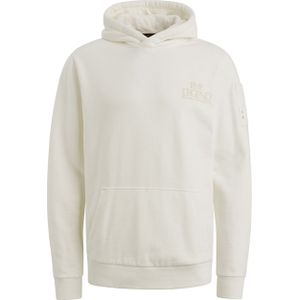 PME Legend Heren hoodie ecru (Maat: S) - Effen - Halslijn: Capuchon,