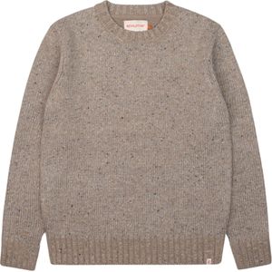 Revolution Heren trui ecru (Maat: S) - Halslijn: Ronde hals,