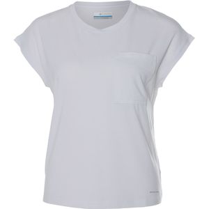 Columbia T-shirt wit (Maat: M) - Effen - Halslijn: Ronde hals,