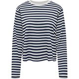 Only Dames longsleeve ecru (Maat: XL) - Streep - Halslijn: Ronde hals,