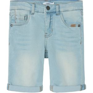 Name it NKMTHEO DNMCLAS LONG NOOS korte broek blauw (Maat: 140)