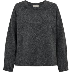 Freequent - Evelin - Trui - Antraciet - Dames