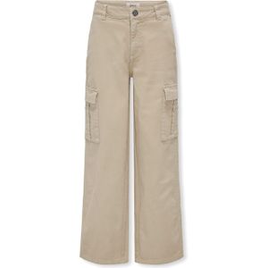 Only KOGYARROW-VOX STR CARGO PANT PNT broek beige (Maat: 152)