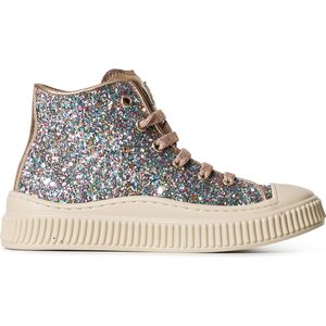 Beberlis meisjes veterschoenen multicolor (Maat: 35 EU) - Glitter