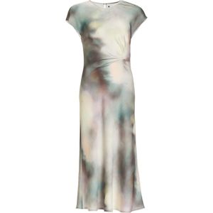 Swing Jurk groen (Maat: 36) - Halslijn: Ronde hals,