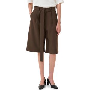 Karen By Simonsen KBRo bermuda bruin (Maat: 40) - Effen