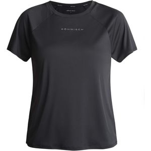 Röhnisch T-shirt zwart (Maat: XL) - Tekst - Halslijn: Ronde hals,