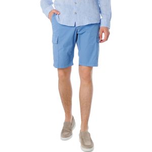 Fynch-Hatton summer stretch cargo korte broek blauw (Maat: 34)