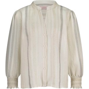 Studio Anneloes Blouse ecru (Maat: XS) - Halslijn: V-hals,